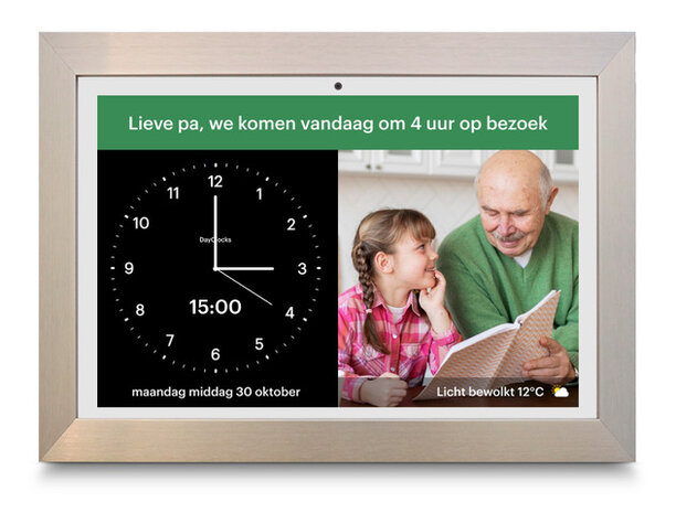 'DayClock Generations 10' - Kalenderklok | Contact en zorg op afstand