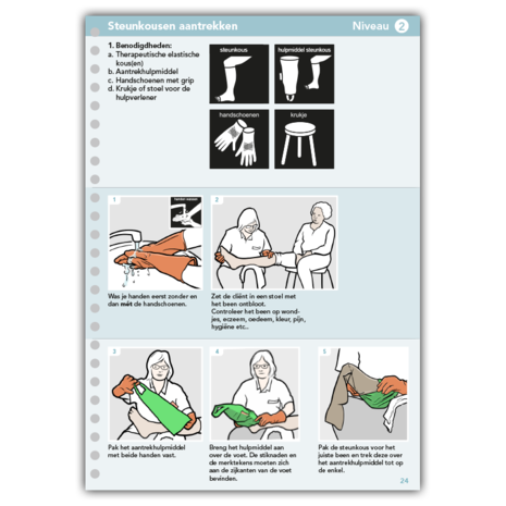 Pictostapper - visuele stappenplannen voor 24 dagelijkse zorghandelingen