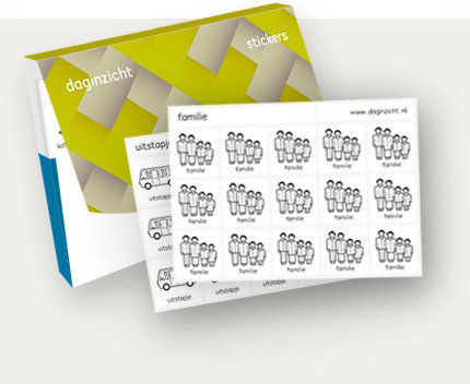 Daginzichtagenda 2025 - 2e halfjaar - stickers
