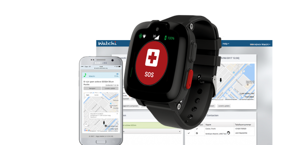 Watchi Care Water Resistant - Mobiel gps alarm voor binnen en buiten