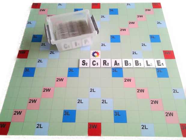 Scrabble XXL - speelbord