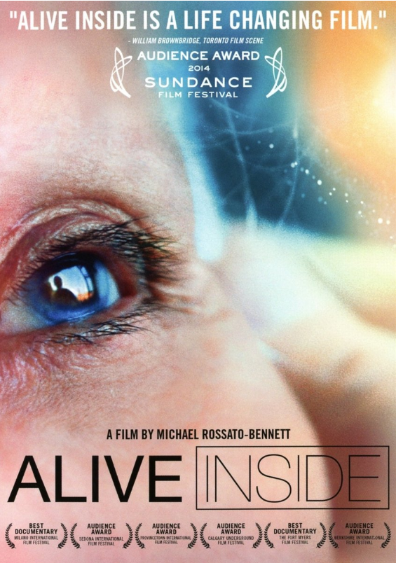 Datum Betekenis ~ kant DVD - Documentaire 'Alive Inside' - Music and Memory - Dé Dementie-winkel.nl