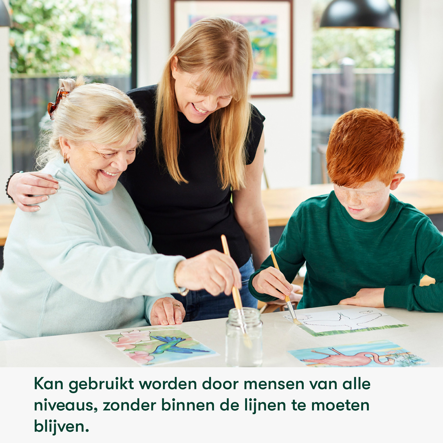 Aquapaint schilderen met water voor dementie