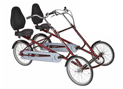 Fiets - Twinbike met zitjes