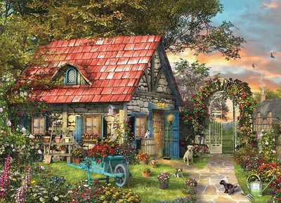 Puzzel - 500 XL stukjes - Tuinhuisje