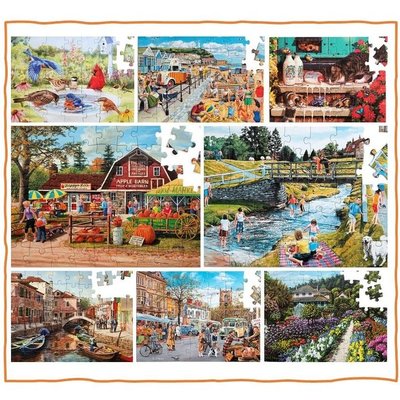 Puzzel - Combipakket 8 puzzels - 35 XXL en 63 XL stukjes