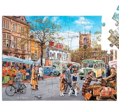 Puzzel - 35 XXL stukjes - Herfstmarkt