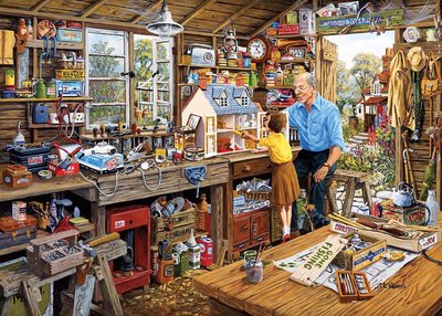 Puzzel - 500 XL stukjes - Opa's Werkplaats