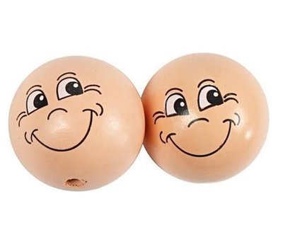 Creotime Houten Bollen - Babyroze 10 stuks