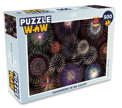 *Puzzel - 500 stukjes - Vuurwerk in de lucht