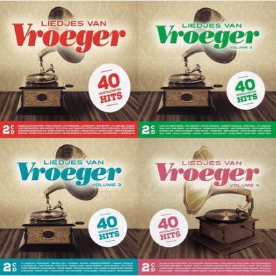 CD 40 Liedjes van vroeger - Volume 1 tm 4
