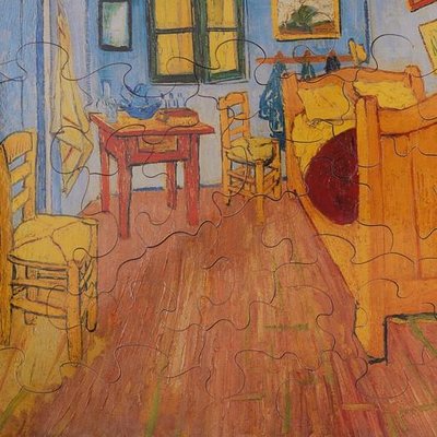 Puzzel - 24 XL stukjes - van Gogh - Slaapkamer in Arles