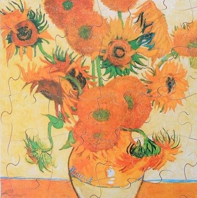 Puzzel - 48 XXL stukjes - van Gogh - Zonnebloemen