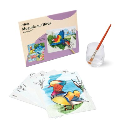Aquapaint - Fantastische vogels - Schilderen met water