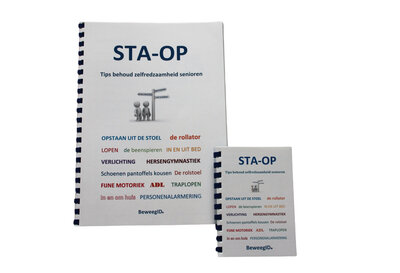 STA-OP | Informatiemap + minimap met tips voor zelfredzaamheid en veiligheid