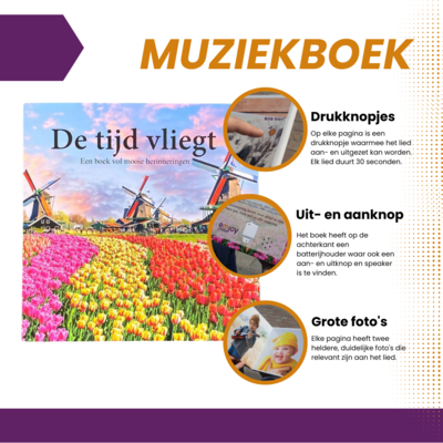 De tijd vliegt - Muziekboek