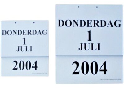 Groot-letter dagscheurkalender - 2023