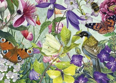 [tnlb] Puzzel - 24 XL stukjes - In de tuin