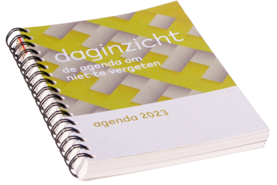 *Daginzichtagenda 2023 - 2e halfjaar | Metalen wire-o binding