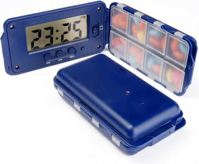 Medicijnendoos - Tabtime super 8 pillendoos met 8 alarmen