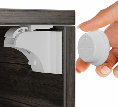 Magnetische Veiligheidsslot | Laden of kastdeuren - 12 stuks