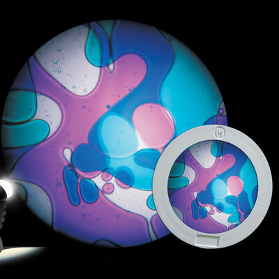 Space Projector - Oliewiel paars/blauw