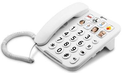 Seniorentelefoon - Geemarc - met 8 fotoknoppen