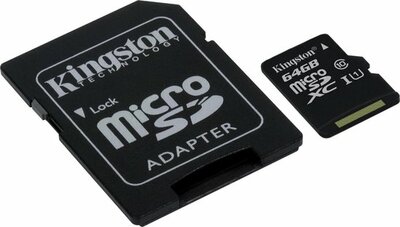 Draadloze koptelefoon – Kingston Micro SD Kaart flashgeheugen - 64 GB