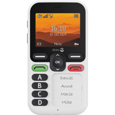 Senioren telefoon met GPS noodknop en sneltoetsen – Doro Leva X10