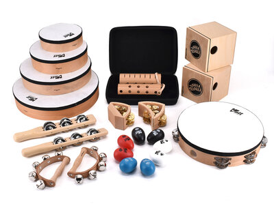 Professionele ritmische percussie set voor zorginstellingen