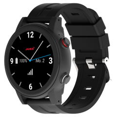 JAMES R9 Senioren Alarmhorloge – GPS & SOS Noodknop