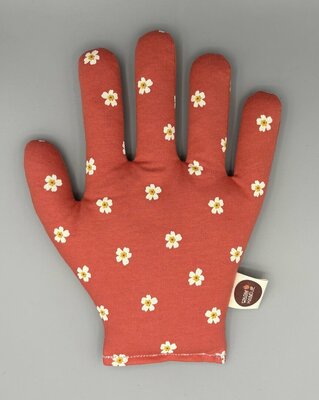 Warm handje | koesterkussentje - Koraal Bloem