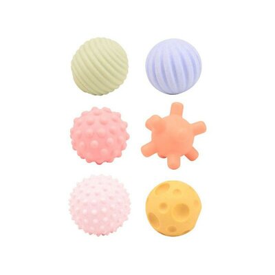 Tactiele Ballen / Zintuigballen, set van 6 stuks