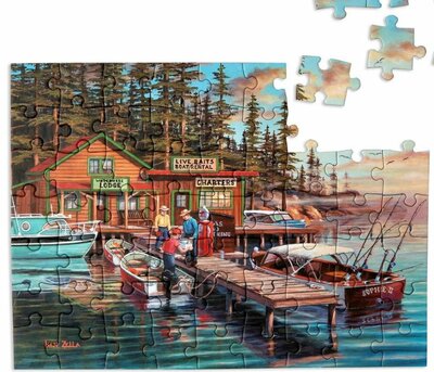 2e Kans: Puzzel - 63 XL stukjes - Vakantie aan het meer