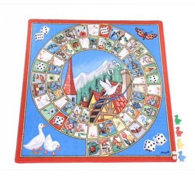 Ganzenbord speelkleed [92 x 92 cm]