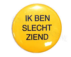 Button - Ik ben slechtziend - met speldje