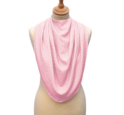 Bibetta Pashmina Sjaal Slab - Roze Stip